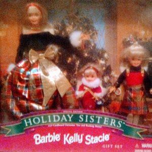 Holiday sisters Barbie doll